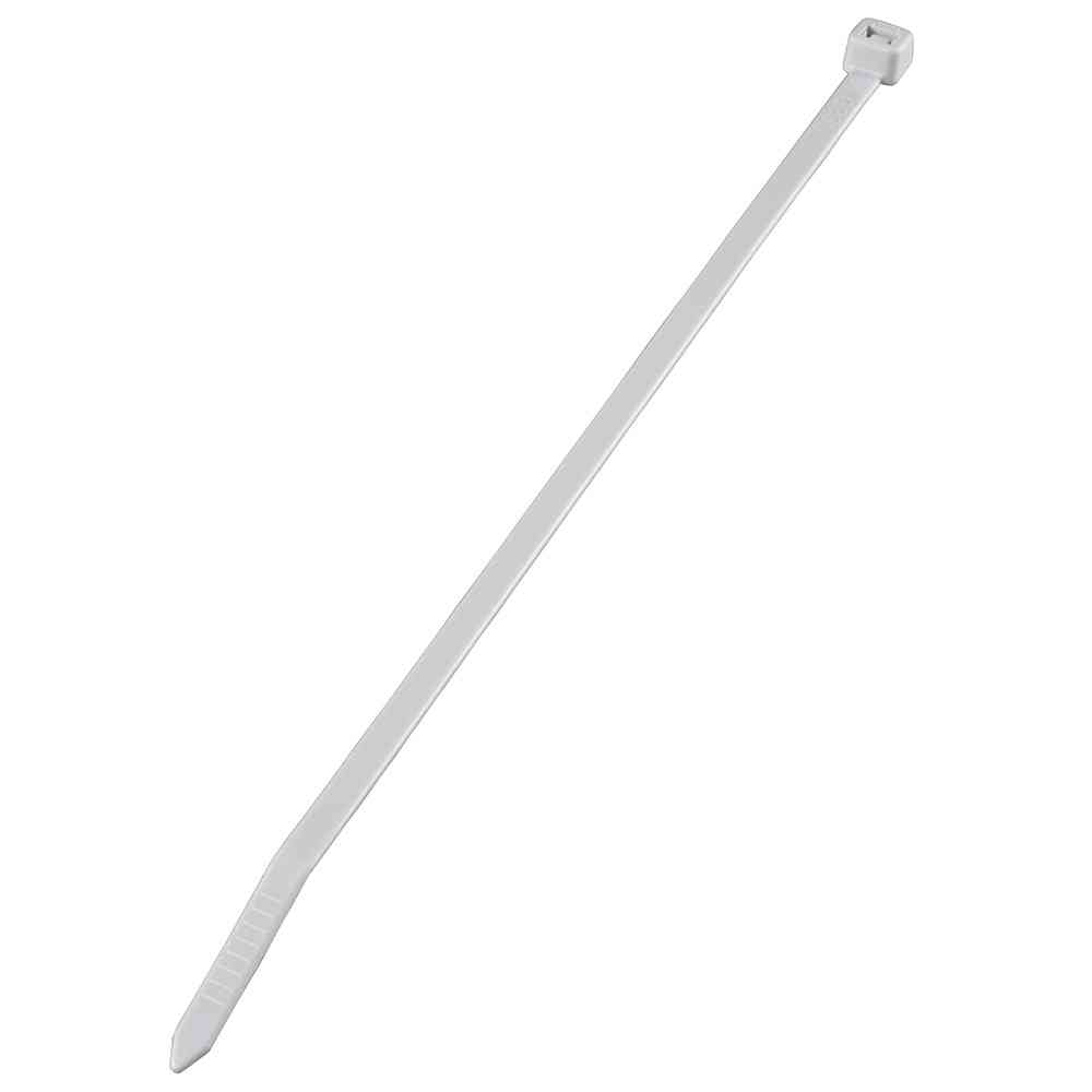 Ohm Electric Heat Resistant Lock Tie Weather Resistant 200mm Light Gray 09-1262 (Pack of 30)