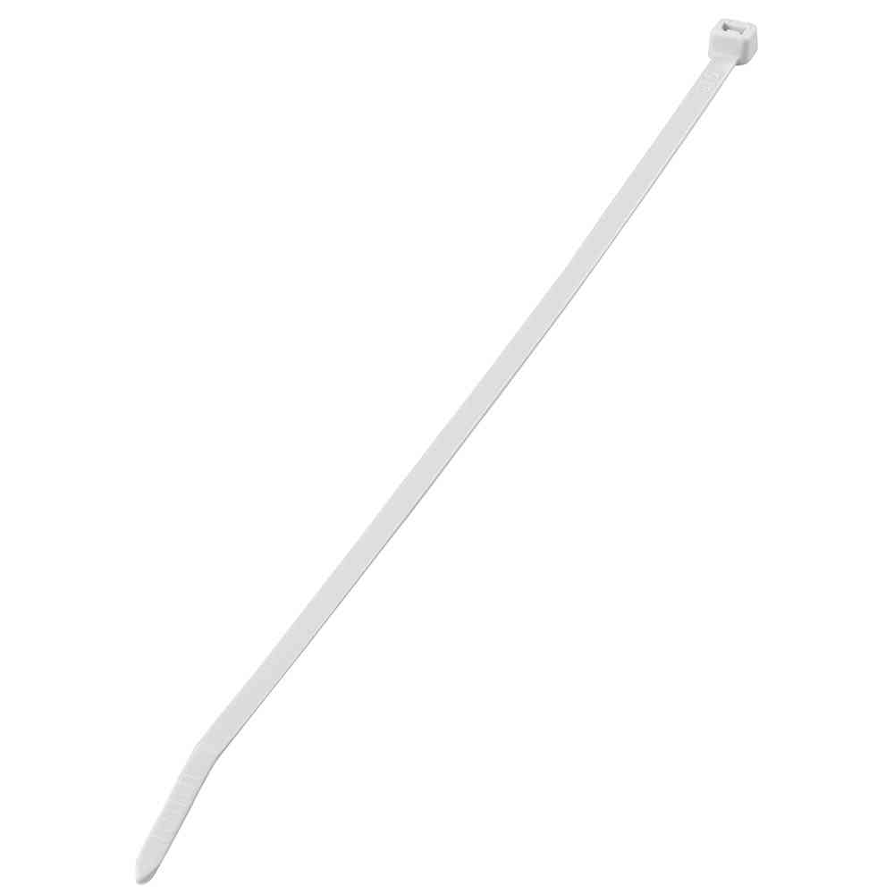 Ohm Electric Heat Resistant Lock Tie Weather Resistant 300mm Light Gray 09-1263 (Pack of 30)