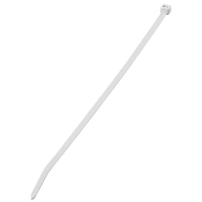 Ohm Electric Heat Resistant Lock Tie Weather Resistant 300mm Light Gray 09-1263 (Pack of 30)