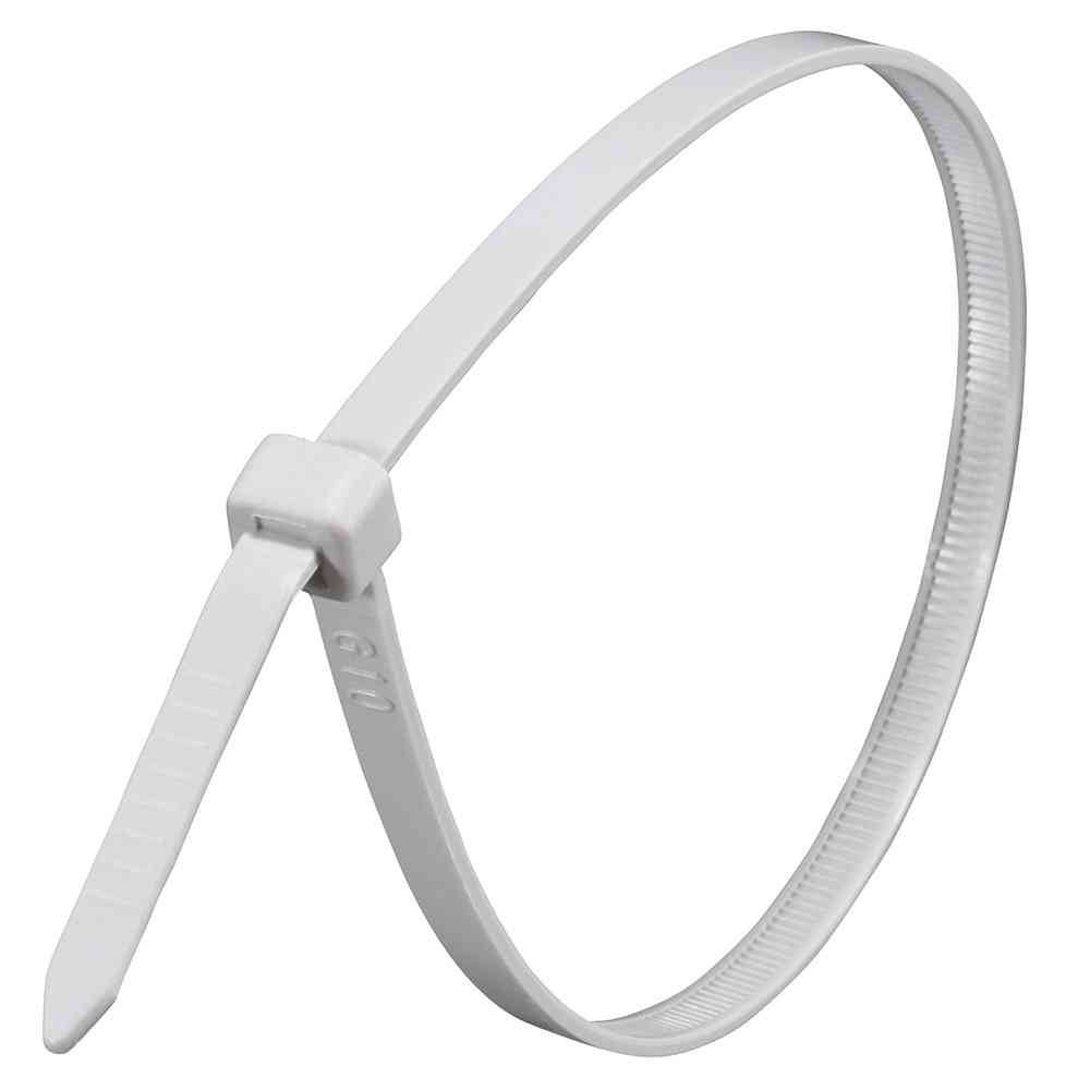 Ohm Electric Heat Resistant Lock Tie Weather Resistant 300mm Light Gray 09-1263 (Pack of 30)