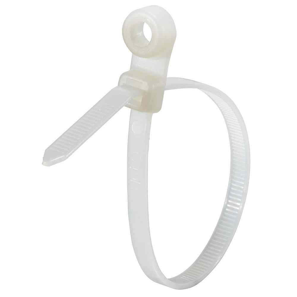 Ohm Electric Clamp Tie Indoor Use 200mm White 09-1265 (Pack of 30)