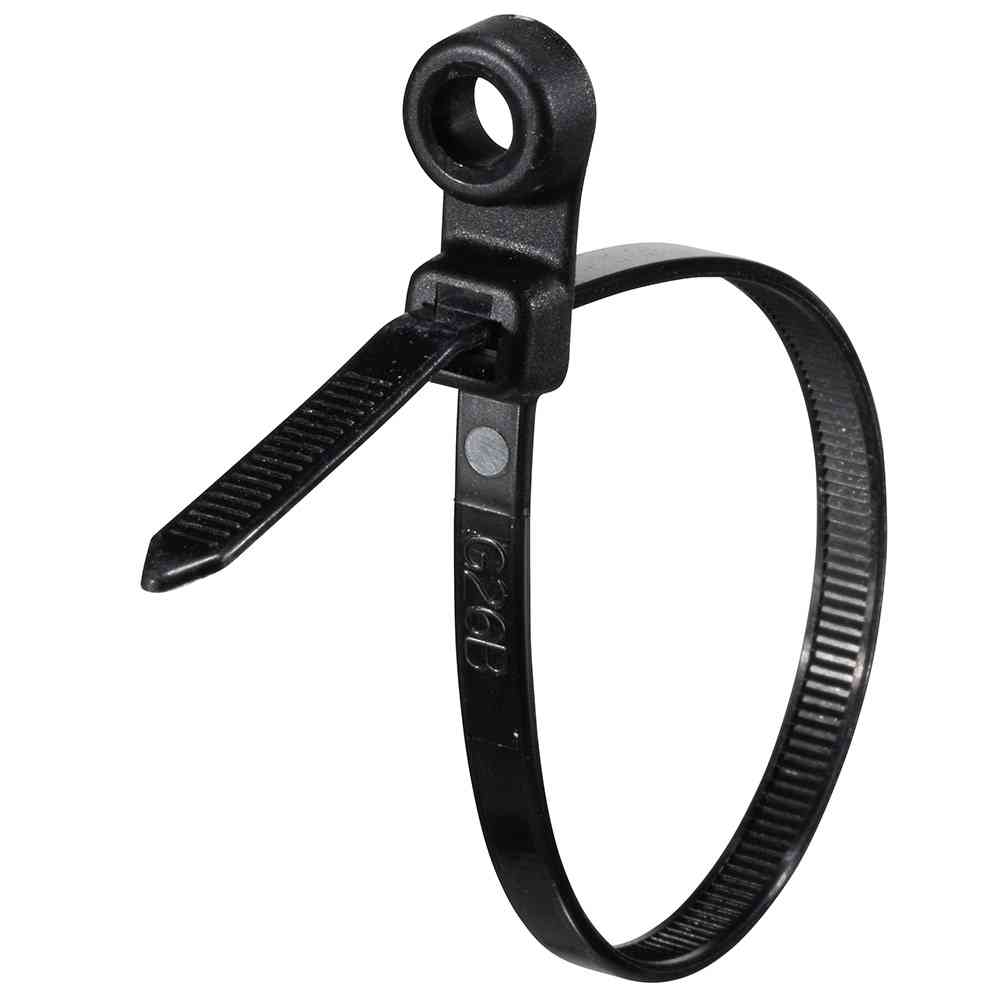 Ohm Electric Clamp Tie Weather Resistant 200mm Black 09-1268 (Pack of 30)