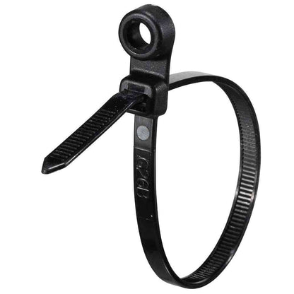 Ohm Electric Clamp Tie Weather Resistant 200mm Black 09-1268 (Pack of 30)