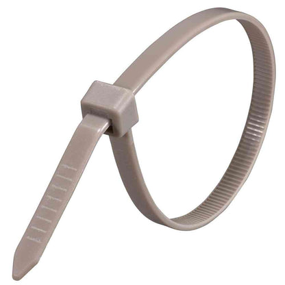 Ohm Electric Garden Color Tie Weather Resistant 200mm Brown 09-1274 (Pack of 30)
