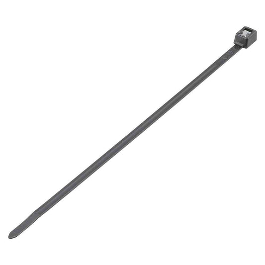 Ohm Electric Hand Cut Tie Weather Resistant 200mm Black 09-1280 (Pack of 20)