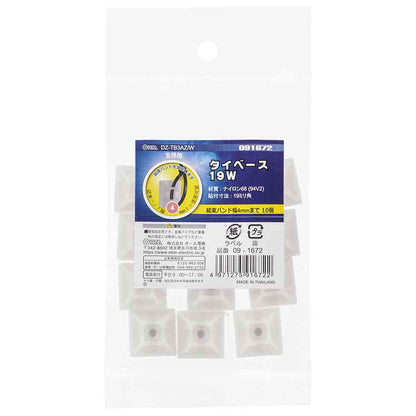 Ohm Electric Tie Base 19W White 09-1672 (Pack of 10)