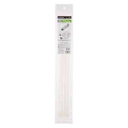 Ohm Electric Wide Tie Indoor Use 370mm White 10-Pack