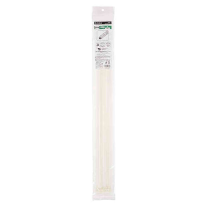 Ohm Electric Wide Tie Indoor Use 530mm White 10-Pack