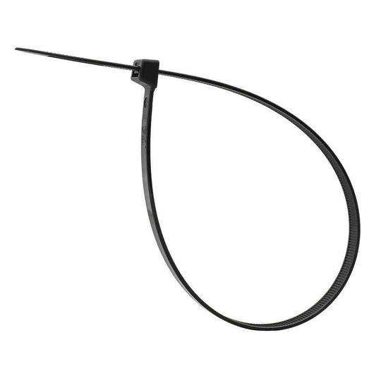 Ohm Electric Wide Tie Weather-Resistant 370mm Black 10-Pack