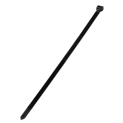 Ohm Electric Wide Tie Weather-Resistant 430mm Black 30-Pack