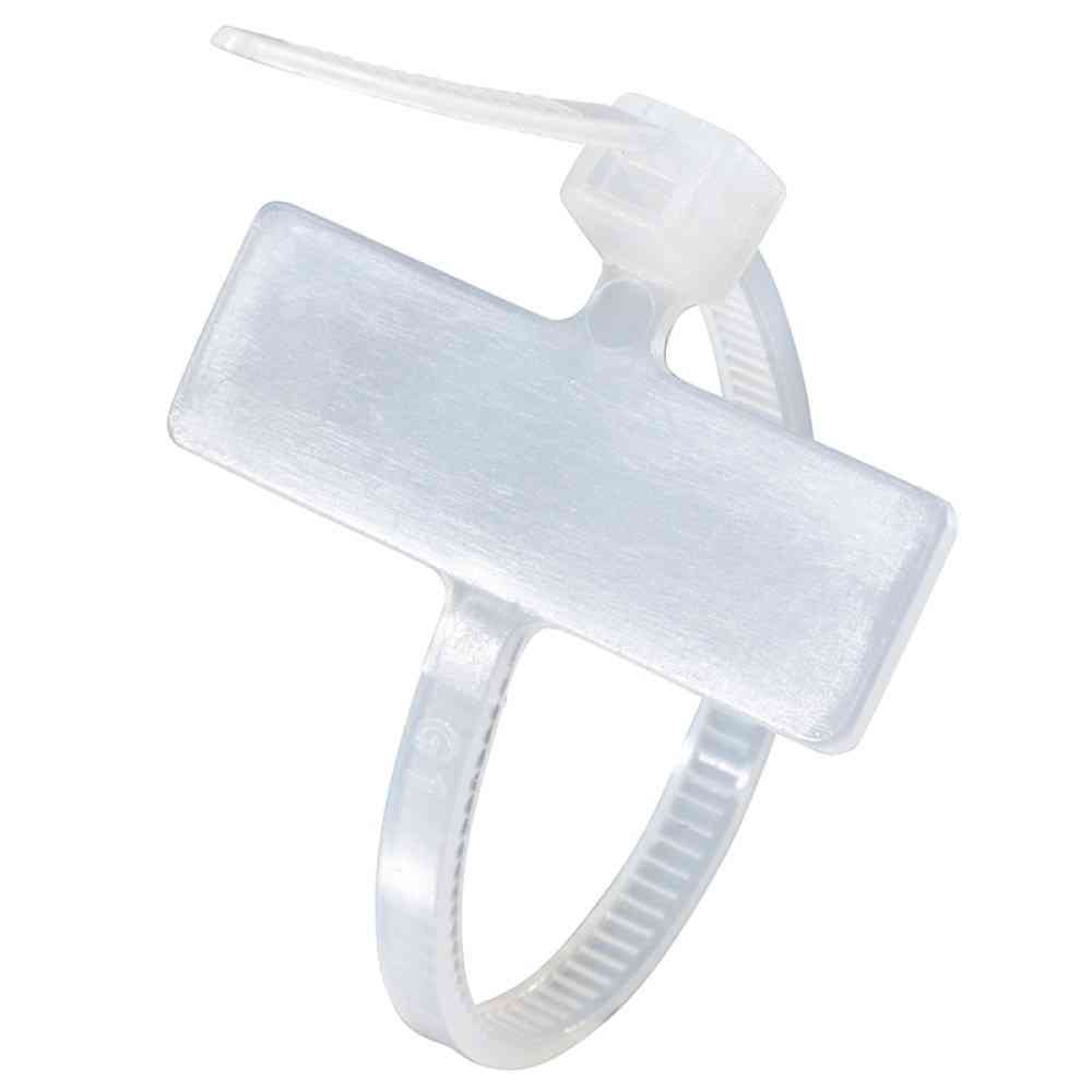 Ohm Electric Marker Tie Indoor Use 100mm MT-N100-W100P (100 pieces)