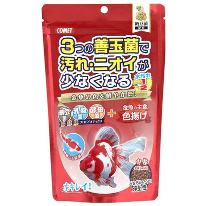 Itosui Goldfish Staple Food with Natto Bacteria Color Enhancer Medium Pellets 200g