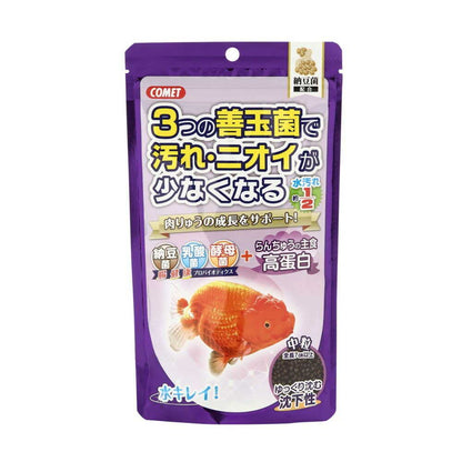 Itosui Ranchu Staple Food with Natto Bacteria Medium Pellets 200g