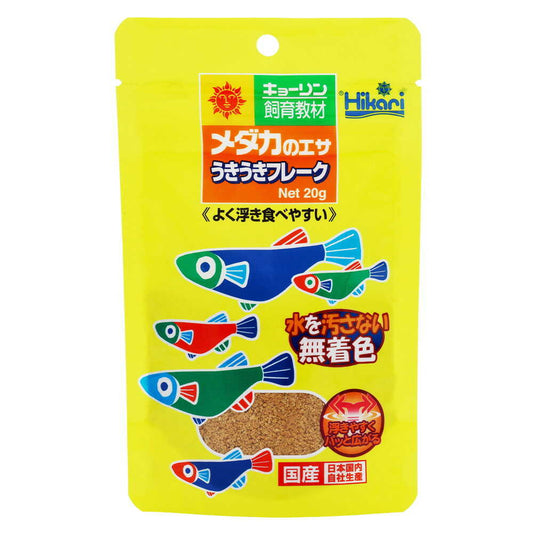 Kyorin Medaka Food Ukiuki Flakes 20g