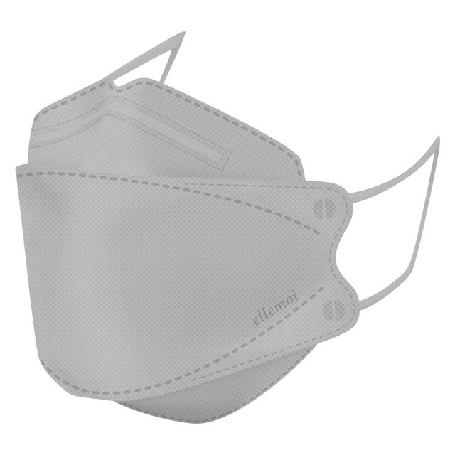 Elmore Skin-Friendly Mask Flower Gray Individually Wrapped 24 Sheets