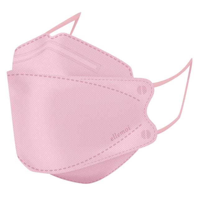Elmore Skin-Friendly Mask Flower Pink Individually Wrapped (24 pieces)