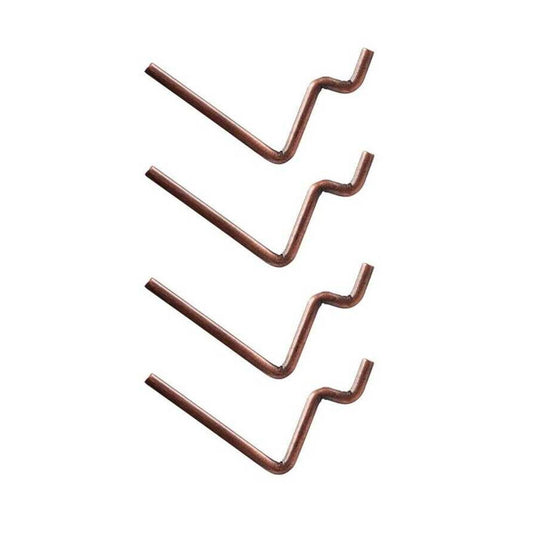 King Jim PEGGY L-Shaped Hook Brown (4-pack)