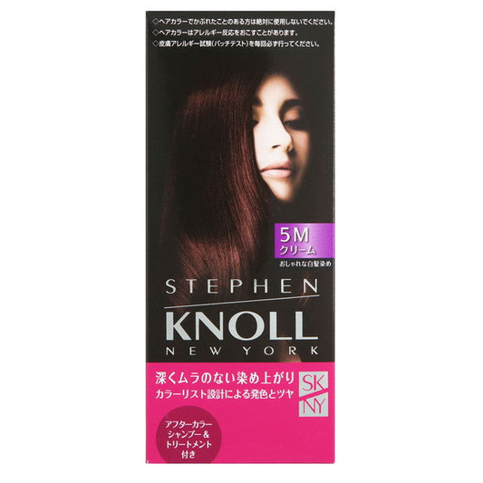Kose Stephen Knoll Color Couture Cream Hair Color 5M Deep Maroon Brown