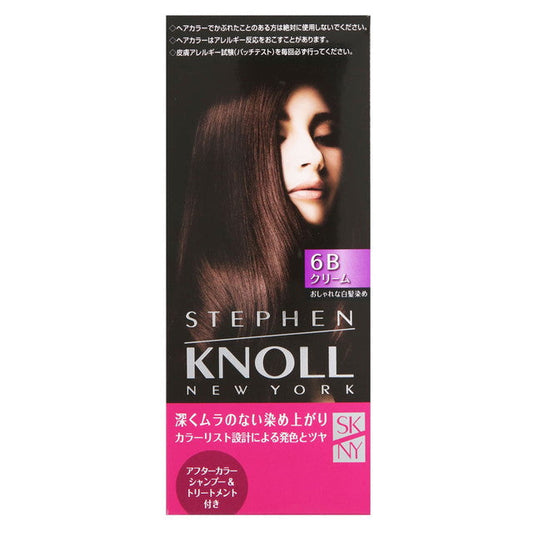 [Quasi-Drug] Kose Stephen Knoll Color Couture Cream Hair Color 6B Medium Brown