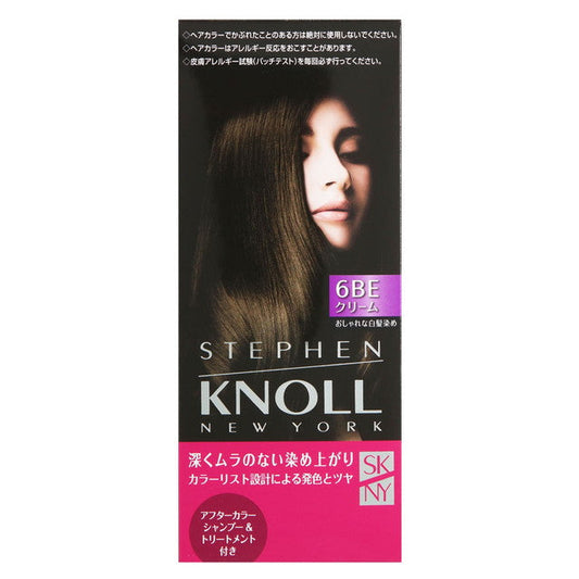 Kose Stephen Knoll Color Couture Cream Hair Color 6BE Beige Brown