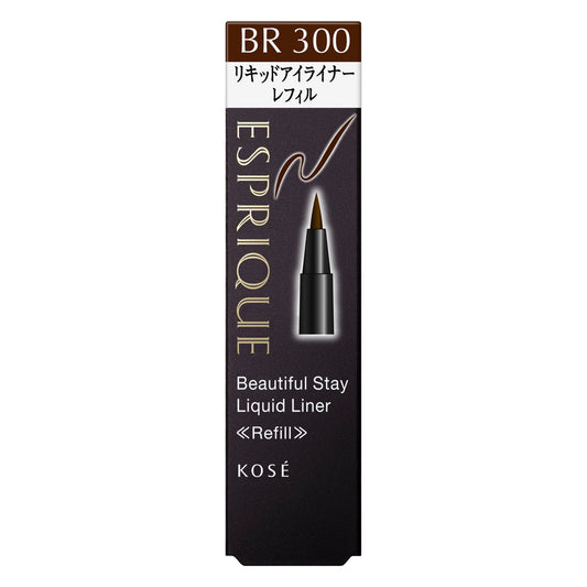 Kose Esprique Beautiful Stay Liquid Liner BR300 Dark Brown (Refill)