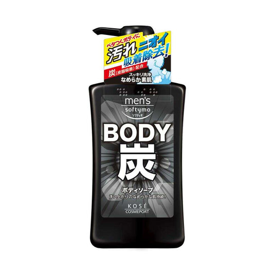 Kose Men's Softymo Body Soap Charcoal 550ml