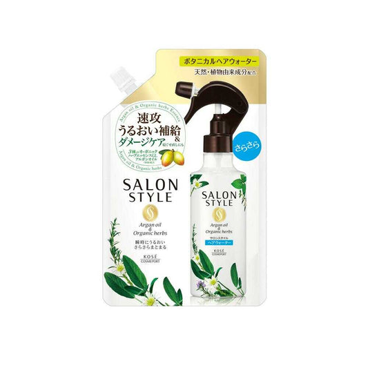 Kose Salon Style Botanical Treatment Hair Water Smooth Refill 450ml