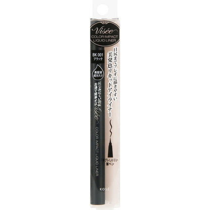Kose Visee Lisse Color Impact Liquid Liner Black BK001
