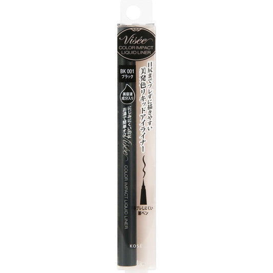 Kose Visee Lisse Color Impact Liquid Liner Black BK001