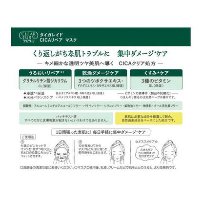 Kose Cosmeport Tiger Raid CICA Repair Mask 30 Sheets