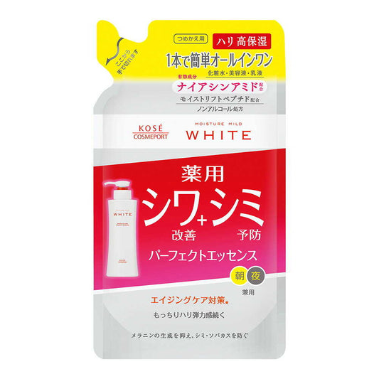 Kose Moisture Mild White Wrinkle Care Perfect Essence Refill 200ml