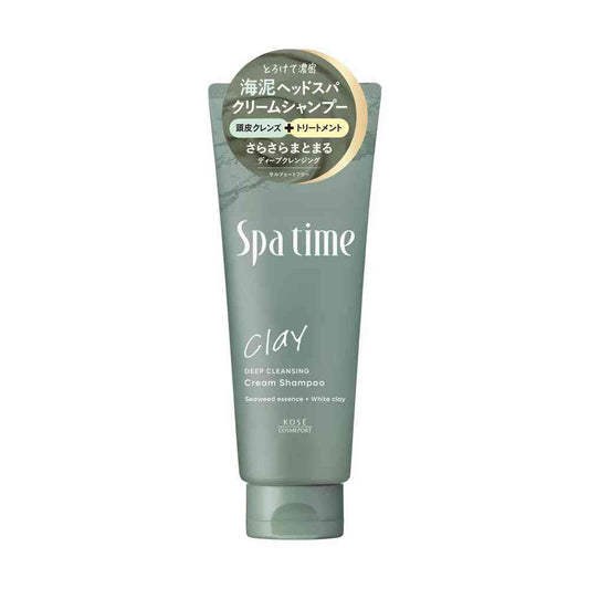 Kose Cosmeport Spa Time Cream Shampoo Deep Cleansing 250g