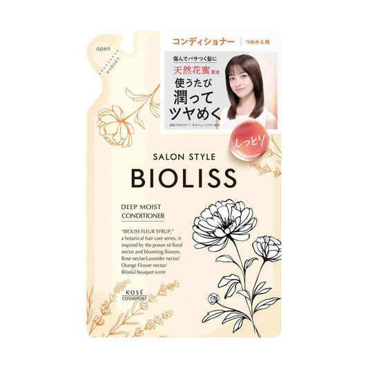 Kose Cosmeport Salon Style Biolis Fleur Syrup Deep Moist Conditioner Refill 330mL