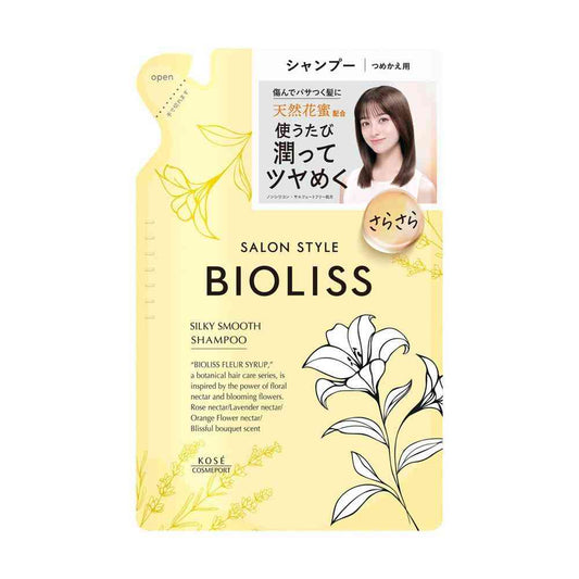 Kose Cosmeport Salon Style Biolis Fleur Syrup Silky Smooth Shampoo Refill 330mL