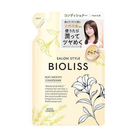 Kose Cosmeport Salon Style Biolis Fleur Syrup Silky Smooth Conditioner Refill 330mL
