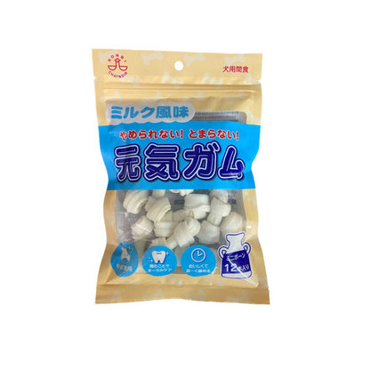Combi Milk Flavor Energetic Gum Mini Bone 12 Pieces