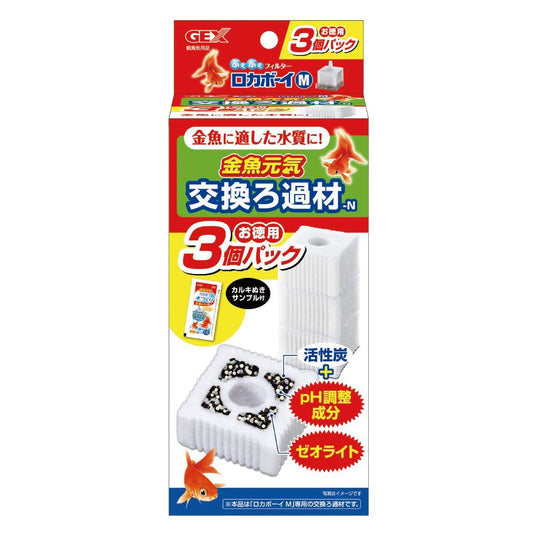 JEX Locaboy M Replacement Filter Material 3 pcs