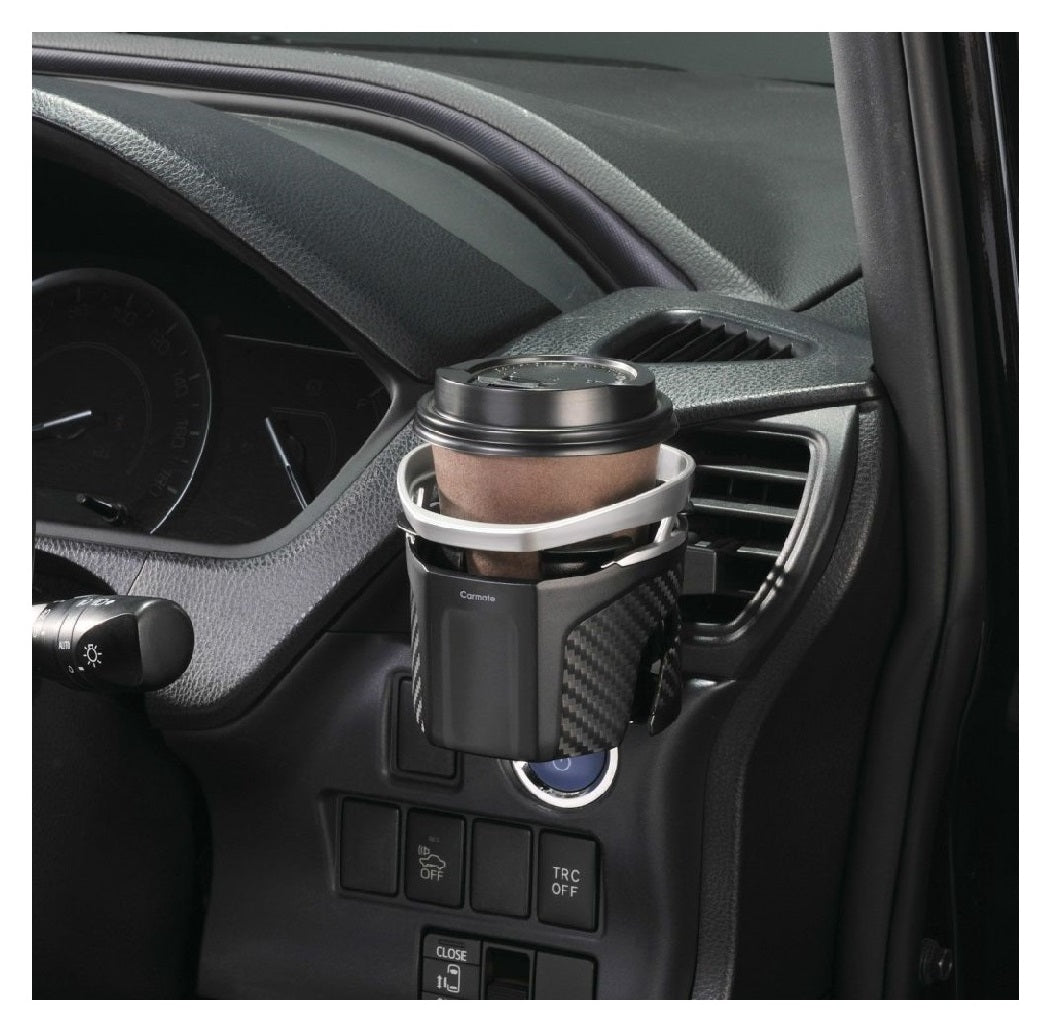 Carmate Drink Holder Quattro Type S Silver DZ591