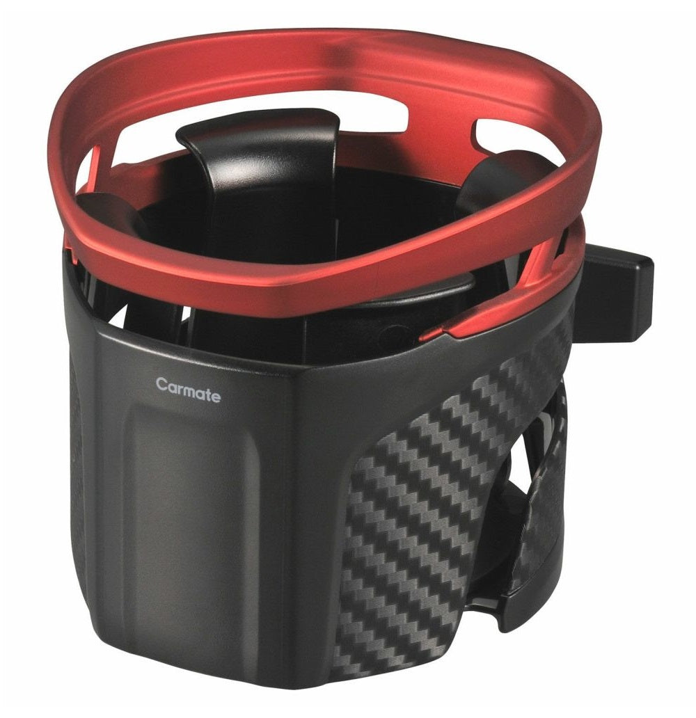 Carmate Drink Holder Quattro Type S Red Metallic DZ593