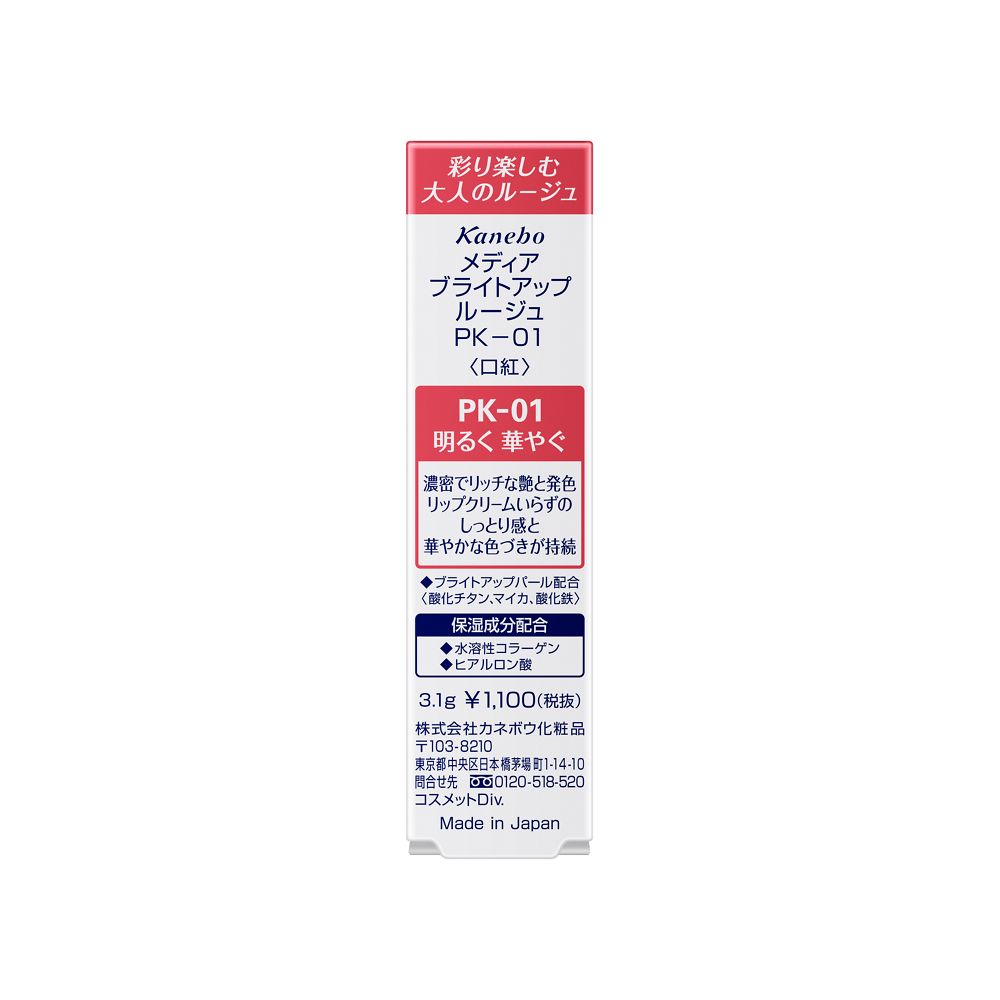 Kanebo Media Bright Up Rouge PK-01