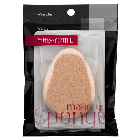 Kanebo Makeup Sponge Dual Use L 1pc