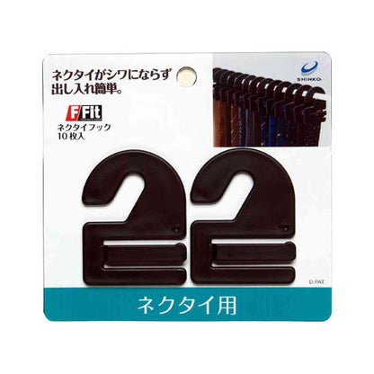 Shinko Hanger F-Fit Tie Hook 10 Pieces