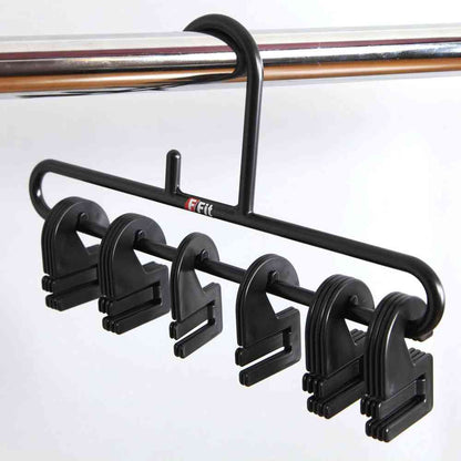 Shinko Hanger F-Fit Tie Hook Black 10 Pieces