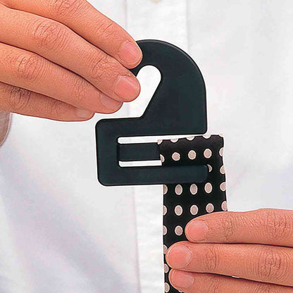 Shinko Hanger F-Fit Tie Hook Black 10 Pieces