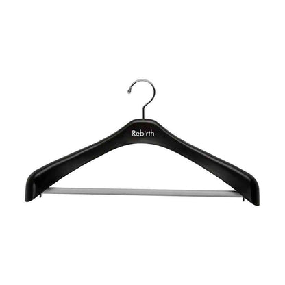 Shinko Hanger Reverse Jacket Stop 47 Black 2-Pack