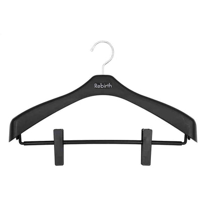 Shinko Hanger Reverse Jacket Clip 42 Black 2-Pack