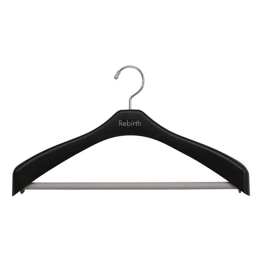 Shinko Hanger Reverse Jacket Stop 42 Black 10-Pack