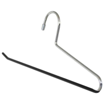 Shinko Hanger Non-Slip Hanger Slacks Hanger PVC Black 2-Pack
