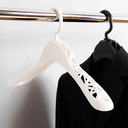 Shinko Hanger F-Fit Washable Suit Hanger White