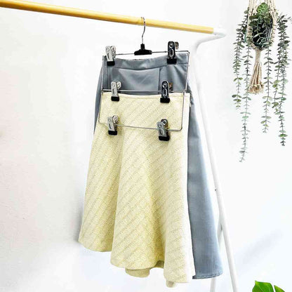 Shinko Hanger S&F Metal Skirt Hanger 3-Tier